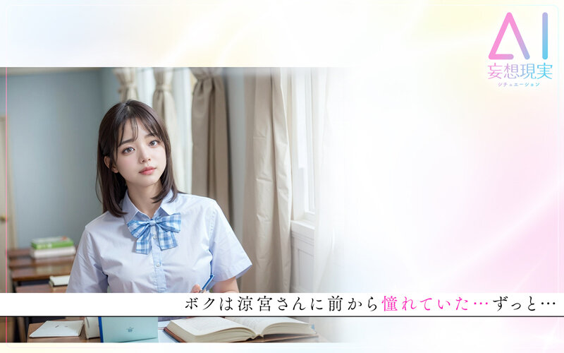 【妄想AI】スクールカースト下位のボクに起きた‘奇跡’ 顔S カラダS エロS の SSS美少女 涼宮花恋とヒミツの放課後逢瀬│涼宮花恋│単体作品│kmai00001